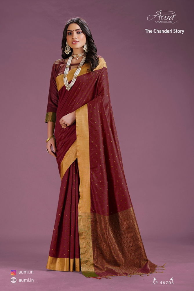 Aura The Chanderi Story Festive Wear Wholesale Designer Sarees
